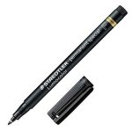 Staedtler lumocolor lot de 10 feutres permanents noir