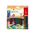 Crayon de couleur - staedtler - noris colour 185 - pack de 24 - assorties - ergonomique Crayon de couleur - staedtler - noris colour 185 - pack de 24 - assorties - ergonomique