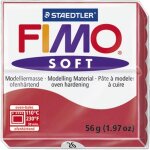 Staedtler p�te � modeler � cuire fimo soft bloc 56 g cerise