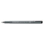 Stylo feutre - staedtler - pigment liner 308 / 05 / 9 - n - pointe calibr�e 05 mm - lot de 10 - noir