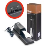 P�dale de sustain - stagg - susped 10 - bo�tier en plastique robuste - p�dale chrom�e - c�ble 15 m