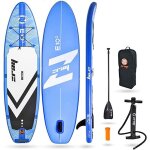 Stand up paddle gonflable zray evasion e10 99 - 297x76x13cm - dropstitch - 110kg max - option si�ge kayak ...