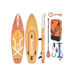 Stand up paddle gonflable zray fury f1 104 - 315x84x15cm - dropstitch double couche double chambre pack ...