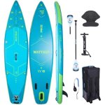 Stand up paddle wattsup gonflable pike 116 - mixte - bleu / vert - 1 place - 135 kg