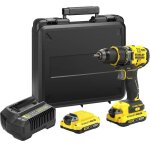Perceuse visseuse sans fil - stanley fatmax - 18v - moteur brushless - 80 nm - 2 vitesses 2100 trs / ...