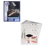 Star wars - chasseur x - wing - maquette 4d  construire - 28 cm
