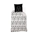 Star wars - housse de couette star wars lgion de troopers 140x200 cm + 1 taie doreiller 63x63 cm - 100% ...