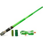 Star wars - sabre laser avec blaster int�gr� - hasbro - personnalisable - vert