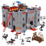 Starlux - chteau fort avec figurines - modle le chteau noir - pour enfant  partir de 3 ans