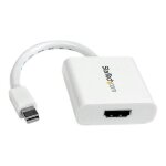 Adaptateur vido mini displayport vers hdmi - startech - convertisseur mini dp vers hdmi - blanc - 17 ...
