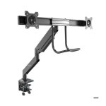 Startech. com armslimdual2usb3 double bras pour cran - 2 ports usb 3. 0 - support bureau robuste (2 ...