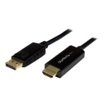 C�ble adaptateur displayport vers hdmi - startech. com - 3 m - 4k 30 hz - noir