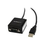 Startech c�ble adaptateur ftdi usb vers serie rs232 1 port avec isolation optique - noir