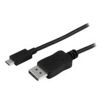 Startech c�ble adaptateur usb - c vers displayport 4k 60 hz de 3 m - noir - premi�re extr�mit�: 1 x usb ...