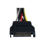 Rpartiteur dalimentation en y sata 15 cm - startech - adaptateur de cble - 1x sata vers 2x sata