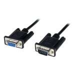 C�ble null modem crois� s�rie rs232 db9 - startech. com - 2 m - noir