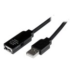 Câble répéteur usb 15 m - startech. com - rallonge usb actif - noir Câble répéteur usb 15 m - startech. com - rallonge usb actif - noir