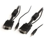 Startech câble vidéo coaxial pour écran vga haute résolution avec audio hd15 m / m - 2 m Startech câble vidéo coaxial pour écran vga haute résolution avec audio hd15 m / m - 2 m