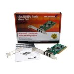 Startech carte adaptateur pci vers 4 ports firewire400 6 broches - 1x firewire 400 interne - 3x firewire ... Startech carte adaptateur pci vers 4 ports firewire400 6 broches - 1x firewire 400 interne - 3x firewire ...