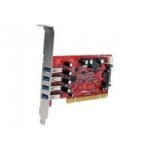 Carte contr�leur pci � 4 ports usb 3. 0 superspeed - startech - adaptateur avec alimentation sata / sp4 ...