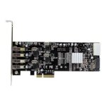 Adaptateur usb - startech - carte contr�leur pci express � 4 ports usb 3. 0 - 4 voies d�di�es de 5 gb ...