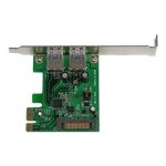 Startech carte contrôleur pci express (pcie) vers 2 ports usb 3. 0 avec uasp - alimentation sata - 2 ... Startech carte contrôleur pci express (pcie) vers 2 ports usb 3. 0 avec uasp - alimentation sata - 2 ...