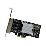 Startech carte rseau pci express  4 ports gigabit ethernet avec chipset intel i350 - pci express x ...