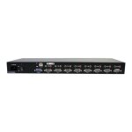 Startech commutateur usb vga kvm 8 ports � montage sur rack avec audio (c�bles audio inclus) - 8 ordinateur(s) ...