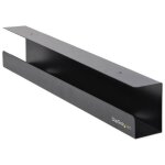 Goulotte passe c�ble - startech. com - 60 cm - acier - noir - int�rieur