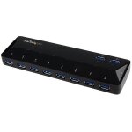 Startech. com hub usb 3. 0 � 10 ports avec ports de charge et synchronisation - 2x 15 a (st103008u2c) ...