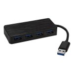Hub usb 3. 0 - 4 ports - startech - compact - aliment� - adaptateur dalimentation inclus