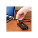 Hub usb 3. 0 - startech - usb - c - 3 ports usb - a - gigabit ethernet - compact et lger