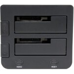 Station daccueil - startech - sdock2u33 - usb 3. 0 - 2 disques durs sata iii - noir