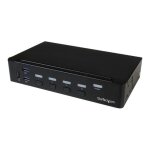 Commutateur kvm usb hdmi � 4 ports - startech - commutateur �cran clavier souris hdmi avec hub usb 3. ...