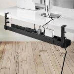 Goulotte passe cble - startech. com - ajustable - installation sans perage - acier noir - 08m  12m ...