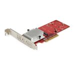 Adaptateur ssd m. 2 - startech - x8 dual - pcie nvme / ahci - 1 to - pci express 3. 0 - noir