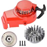 Starter de recul tirez d�marrage lanceur en alliage avec volant dinertie remplacement pour 2 temps 47cc ...