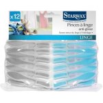 Starwax - pinces � linge extrafortes �tui de 12
