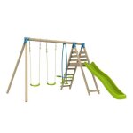 Station 2 balan�oires et vis - � - vis barbouzet en bois h224cm