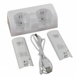 Station de charge pour 2 wiimotes + 2 batteries rechargeables 2800 mah ? compatible nintendo wii / wii ... Station de charge pour 2 wiimotes + 2 batteries rechargeables 2800 mah ? compatible nintendo wii / wii ...