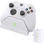 Station de chargement avec batterie rechargeable - venom - xbox series x & s - blanc
