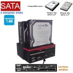 Station disque - dur 2. 5 et 3. 5 pouces (sata - ide) et 3 ports sata
