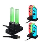 Station dock de charge manettes joy - con chargeur �lectrique pour joy - con nintendo switch