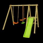Station de jeux bois 190 m artix vabi 4 enfants