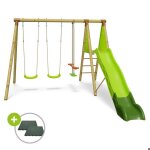 Station de jeux bois 230 m topwood palmi - 5 enfants