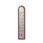 Station meteo - barometre - velamp - thermomtre bois intrieur / extrieur 27cm luxe