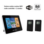 Station mto - couleur - wifi - intrieure / extrieure - - 40  + 70c - 2 sondes incluses