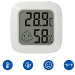 Station m�t�o petit - leoclotho - thermometre interieur maison - blanc