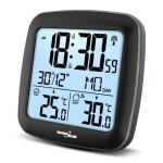 Station m�t�o sans fil - green blue - gb542 - dcf - alarme double - temp�rature int�rieure 0 - 50�c