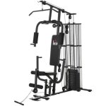 Station de musculation - entrainement complet d�velopp� couch� butterfly barre latissimus curler bande ...